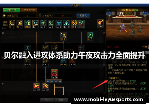 贝尔融入进攻体系助力午夜攻击力全面提升