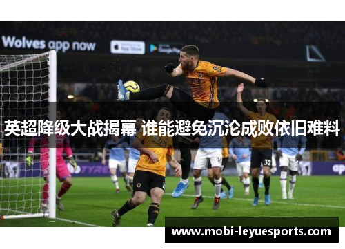 英超降级大战揭幕 谁能避免沉沦成败依旧难料